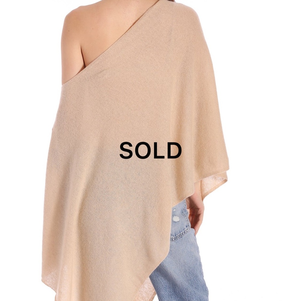 Minnie Rose Cashmere Wrap. One Size. Excellent Condition
